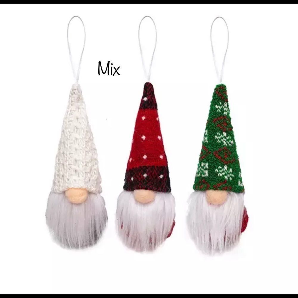 ‎GNOME ORNAMENTS SET of 3 NWT